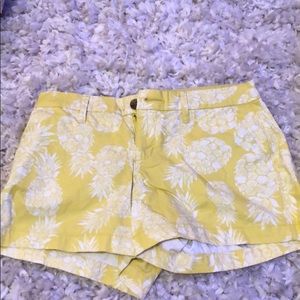 Fabulous yellow pineapple shorts.